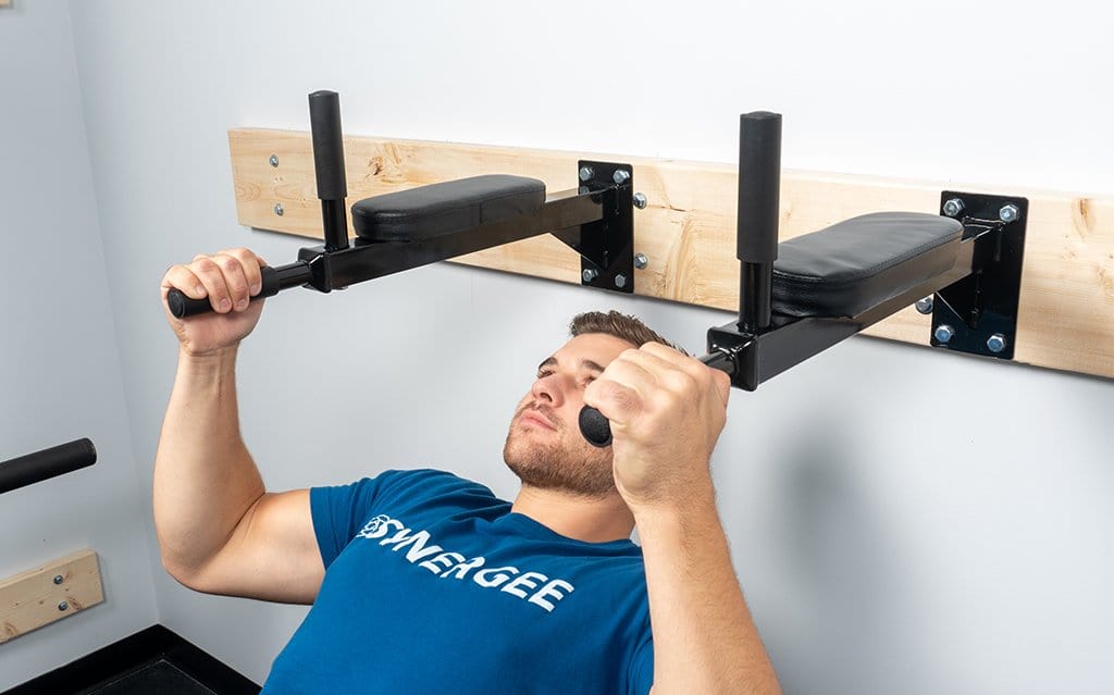 Synergee Dip Bar. Adjustable Dip Station from 30” – 39” for Dips, Inverted  Pull Ups. Max capacity 400 lbs. Portable Dip Stand for Total Body Workout.