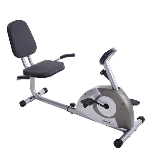 Image of Stamina Magnetic Recumbent 1350 Sturdy Steel Frame Exercise Bike - Barbell Flex