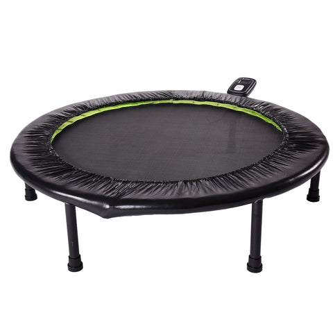 Image of Stamina Fitness Heavy-Duty Rebounder Trampoline - Barbell Flex