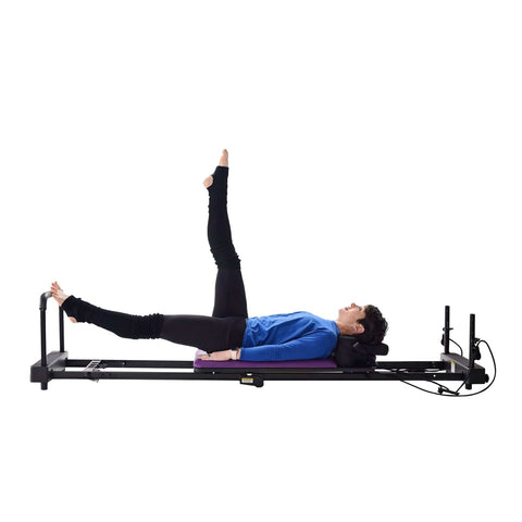 Image of Stamina AeroPilates 379 Four Cord Resistance Reformer Plus - Barbell Flex