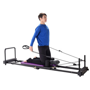 Stamina AeroPilates 379 Four Cord Resistance Reformer Plus - Barbell Flex