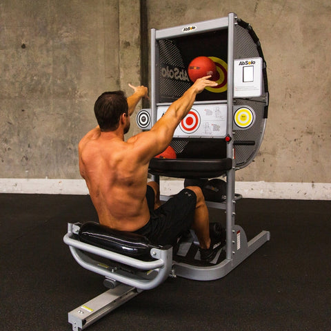 Image of The ABS Company Ab Zone Elite Core Machine Package - Barbell Flex