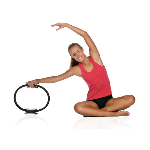 Image of Stamina AeroPilates Soft Rubber Spring Magic Circle - Barbell Flex