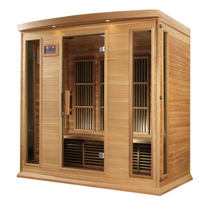 Golden Designs Maxxus Montilemar Edition 4 Person Near Zero EMF FAR Infrared Sauna - Barbell Flex