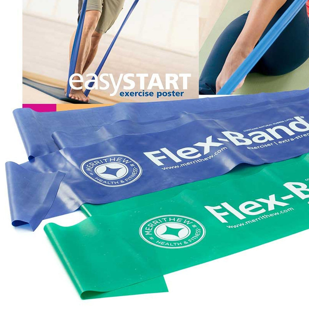 Merrithew Resistance Flex-Band Two-Pack with Easy Start Poster