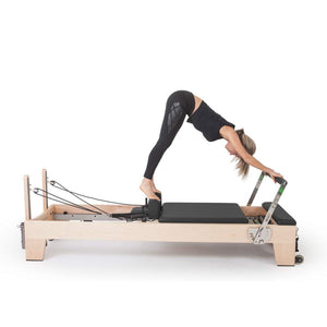 Elina Pilates Elite Wood Stackable Reformer - Barbell Flex