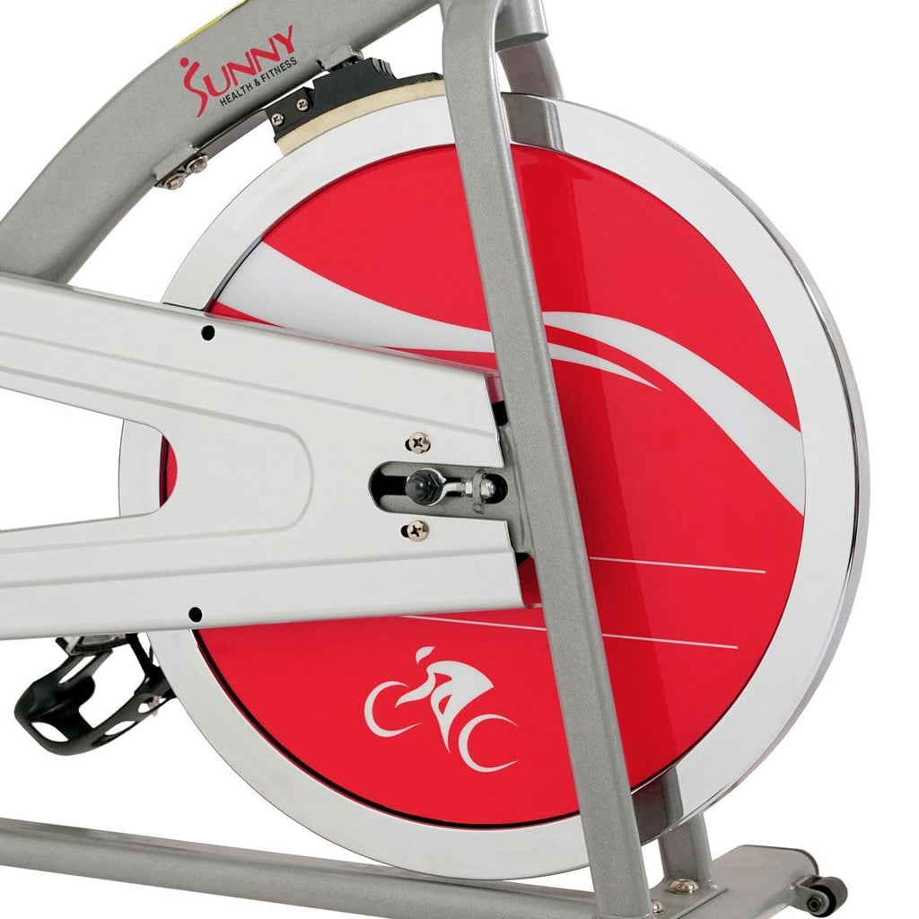 Sunny Health Fitness Chain Drive Indoor Cycling Trainer Bike