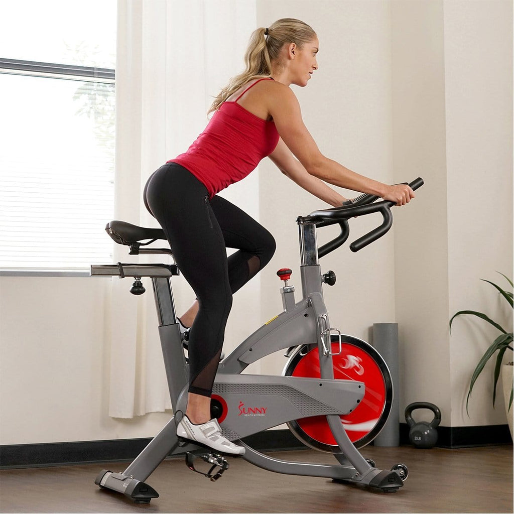  Sunny Health & Fitness Indoor Cycling Exercise Bike