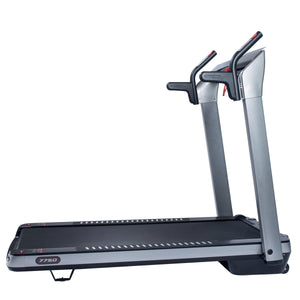 Sunny Health & Fitness SpaceFlex Running Treadmill w/ Auto Incline, Foldable Wide Deck - Barbell Flex